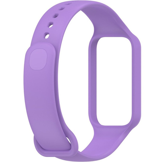 Pasek Silikonowy do Xiaomi Redmi Smart Band 2 / Xiaomi Smart Mi Band 8 Active, Fioletowy