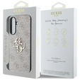 Etui GUESS do Samsung Galaxy A56 5G, 4G Big Metal Logo, różowe