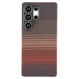 Etui do Samsung Galaxy S24 Ultra – magnetyczne Aramid Fiber, pomarańczowe