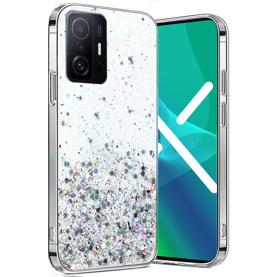Etui do Xiaomi 11T / 11T Pro, Glittery, przezroczyste