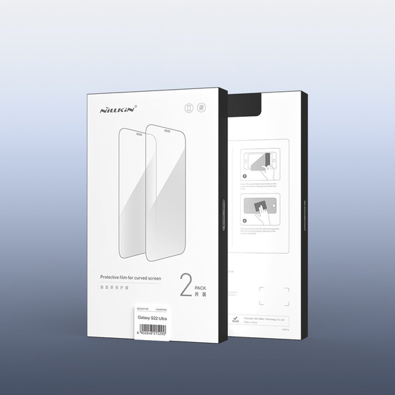2x Folia Ochronna NILLKIN 3D do Samsung Galaxy S22 Ultra 5G