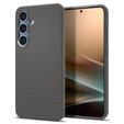 Etui Spigen do Samsung Galaxy S25, Liquid Air, szare + Szkło Hartowane 9H