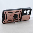 Etui pancerne do Motorola Edge 40, CamShield Slide, różowe rose gold