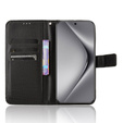 Etui z klapką do Huawei Pura 70, Wallet Smart Magnet, czarne