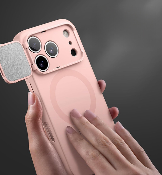 Etui Suritch Shockproof z podstawką i osłoną aparatu, do MagSafe do iPhone 17 Pro Max