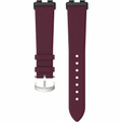 Pasek Skórzany do Huawei Band 8 / Huawei Band 9 / Huawei Band 10, Bordowy