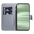 Etui z klapką do Realme C55, Wallet, Sakura niebieskie