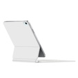Etui z klawiaturą do iPad Air 13" 2025/2024 (7/6 gen.), Magnetic Keyboard Touchpad, białe
