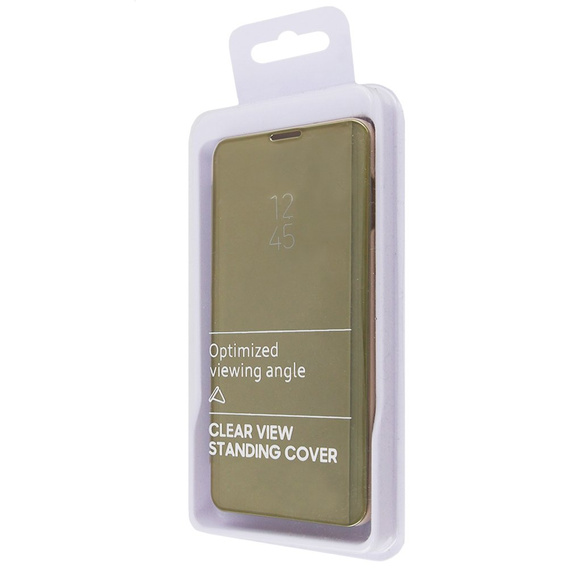 Etui do Samsung Galaxy A52 / A52s, Clear View, złote