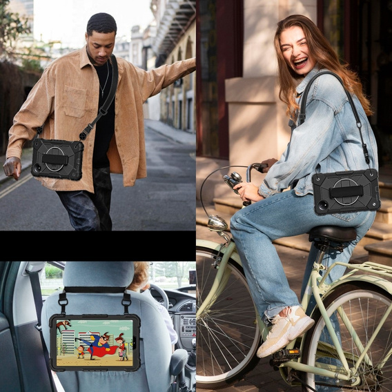 Etui dla dzieci do Xiaomi Redmi Pad SE 8.7", pancerne, czarne
