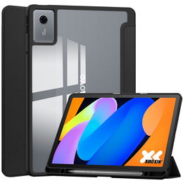 Etui do Lenovo Idea Tab 11" 2025 TB336FU TB336ZU, z przezroczystym tyłem i miejscem na rysik, czarne
