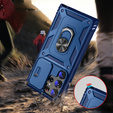 Etui pancerne do Samsung Galaxy S23 Ultra, CamShield Slide, niebieskie