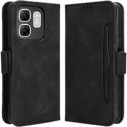 Etui z klapką do Infinix Hot 50i 4G, Card Slot, czarne