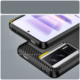 Etui do Poco F5 Pro 5G, Karbon, czarne