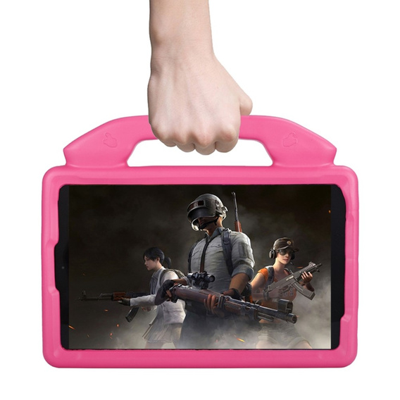 Etui dla dzieci do Samsung Galaxy Tab A 10.1 2019 SM-T510 SM-T515, Pancerne Ochronne, Różowe