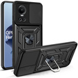 Etui pancerne do Oppo Reno 10 / 10 Pro, CamShield Slide, czarne