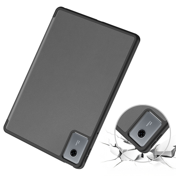 Etui do Lenovo Idea Tab 11" 2025 TB336FU TB336ZU, podstawka, Smartcase z miejscem na rysik, szare