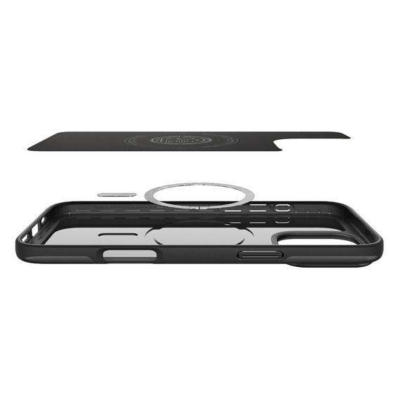 Etui Spigen do iPhone 16 Pro Max, Thin Fit Mag, czarne + Szkło hartowane 9H