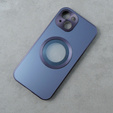 Etui do iPhone 13, Dual Glass, do Magsafe, fioletowe