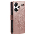Etui z klapką do Xiaomi Redmi Note 13 Pro+, Mandala, różowe rose gold