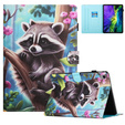Etui do iPad 11" 2025 A16 (11 gen.) / iPad 10.9" 2022 (10 gen.), z klapką, raccoon