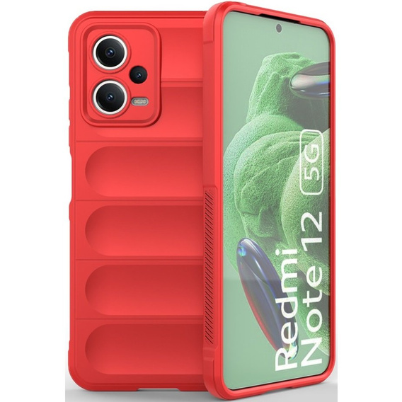 Etui do Xiaomi Redmi Note 12 5G / POCO X5 5G, Gaming Shockproof, czerwone