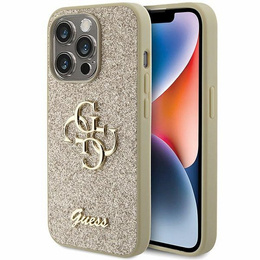 Etui GUESS Fixed Glitter Big 4G Logo do iPhone 15 Pro