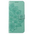 Etui z klapką do Realme 11 Pro 5G / Pro+ 5G, Mandala, zielone