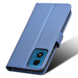 Etui z klapką do Motorola Moto G24 / G24 Power / G04, Wallet Smart Magnet, niebieskie