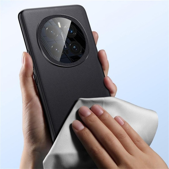 Etui do Honor Magic 7 Pro 5G, Leather Hybrid MagSafe, czarne