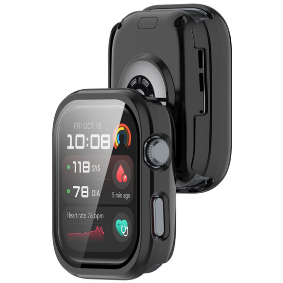 2w1 Etui + Szkło Hartowane do Huawei Watch D2, Czarne