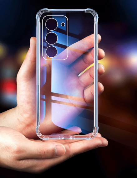 Etui do Xiaomi Redmi 15 5G / 4G, wzmocnione, z ochroną aparatu, przezroczyste