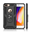 Etui pancerne do iPhone 6+ / 6S+ / 7+ / 8+ Plus, Nox Case Ring, czarne