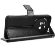 Etui z klapką do Nothing Phone 3A Pro, Crazy Horse Wallet, czarne
