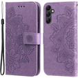 Etui z klapką do Samsung Galaxy A14 4G/5G, Mandala, fioletowe