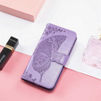 Etui z klapką Butterfly do Realme C71 – eleganckie i funkcjonalne, fioletowe