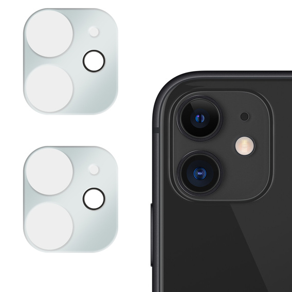 2x Szkło hartowane na aparat ERBORD do iPhone 12, przezroczyste
