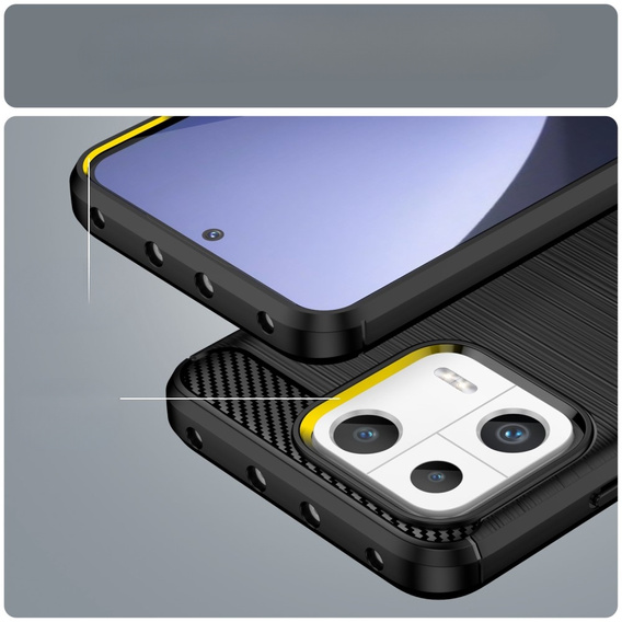 Etui do Xiaomi 13, Karbon, czarne