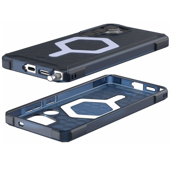 Etui Urban Armor Gear do Samsung Galaxy S25 Ultra, Essential Armor MagSafe, Niebieskie
