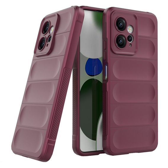 Etui do Xiaomi Redmi Note 12 4G, Gaming Shockproof, bordowe