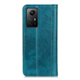 Etui do Xiaomi Redmi Note 12S, Wallet Litchi Leather, zielone