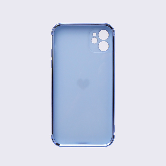 Etui do Apple iPhone 11, Electro heart, niebieskie
