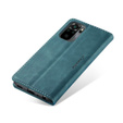 Etui CASEME do Xiaomi Redmi Note 10 / 10S, Leather Wallet Case, zielone