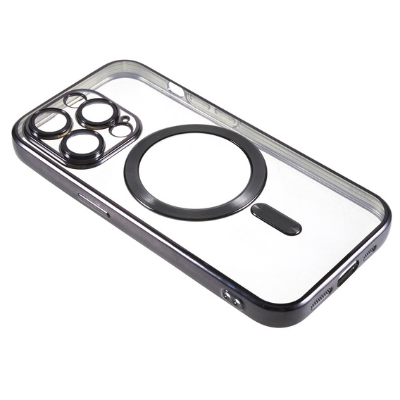 Zestaw Etui do iPhone 13 Pro, MagSafe Hybrid, czarne + Szkło