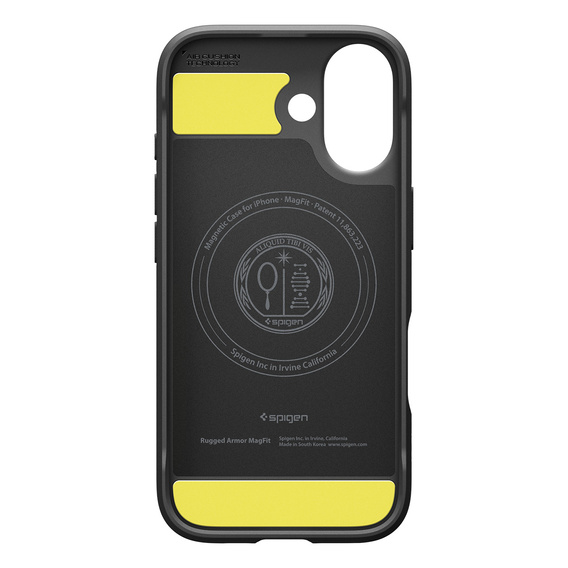 Etui Spigen Rugged Armor MagSafe do iPhone 17, Matte Black