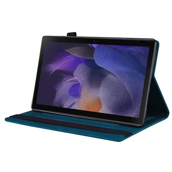 Etui do Samsung Galaxy Tab A8 10.5 SM-X200 SM-X205, Classic, z miejscem na rysik, niebieskie