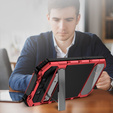 Etui pancerne do iPhone 16E, R-JUST, czerwone