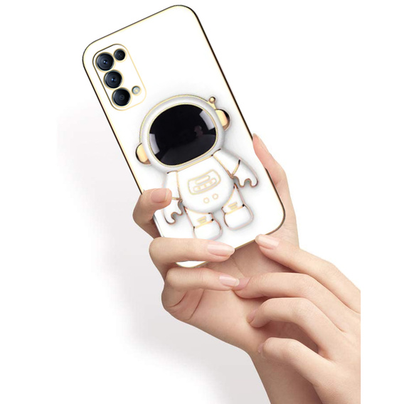 Etui do Oppo Reno5 Z/ A94 5G, Astronaut, białe