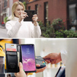 Etui z klapką CASEME do Samsung Galaxy S10+ Plus, Waxy Textured, czarne
