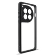 Etui do OnePlus 12 5G, Fusion Hybrid, z ochroną aparatu, przezroczyste / czarne